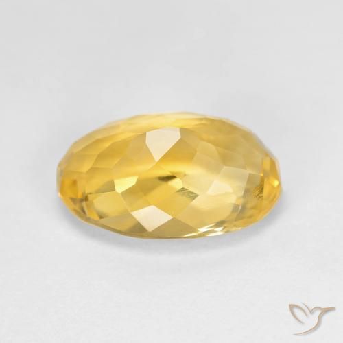 9,17 ctw natürlicher Golden Citrin, Oval, VS