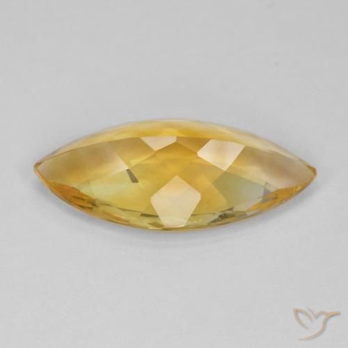 9,17 ctw natürlicher gold-orange Citrin, Marquise, VVS-VS