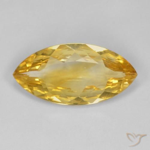 5.64ct Natürlicher Mittleres Gold Citrin, Marquise, VVS