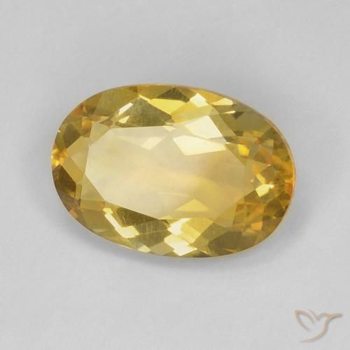 9,17 ctw natürlicher Mittleres Gold Citrin, Oval, VVS
