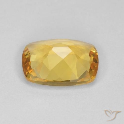 9,17 ctw natürlicher gold-orange Citrin, Kissen, VVS