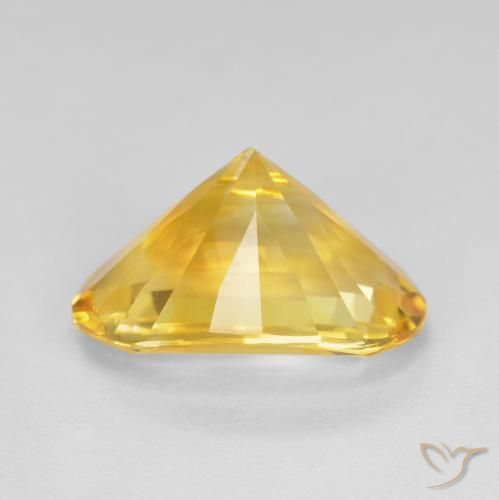 9,17 ctw natürlicher Golden Citrin, Oval, VVS