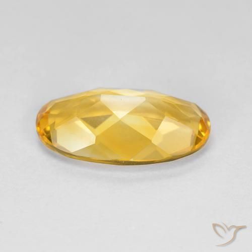 9,17 ctw natürlicher Mittleres Gold Citrin, Oval, VVS