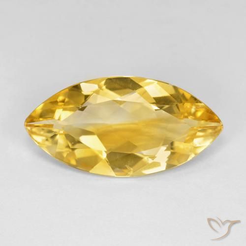 5.67ct Natürlicher Golden Citrin, Marquise, VVS