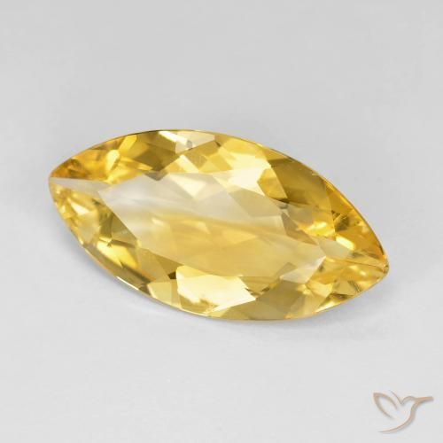 9,17 ctw natürlicher Golden Citrin, Marquise, VVS