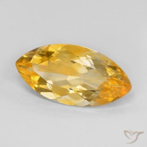 9,17 ctw natürlicher Mittelgold Citrin, Marquise, VVS