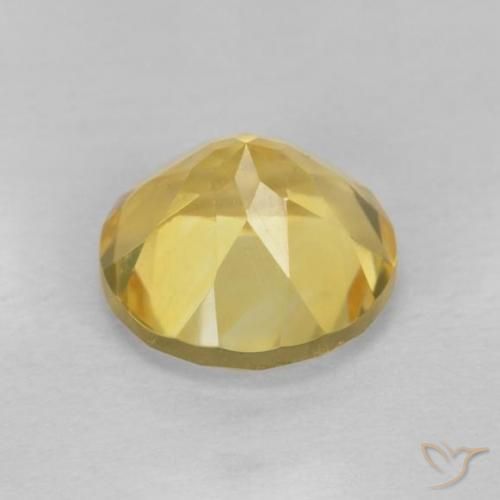 9,17 ctw natürlicher Helles Gold-Gelb Citrin, Runden, VVS