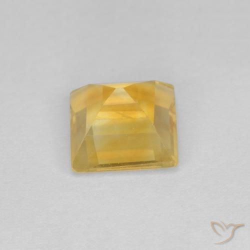 9,17 ctw natürlicher Helles Gold Citrin, Quadrat, VS