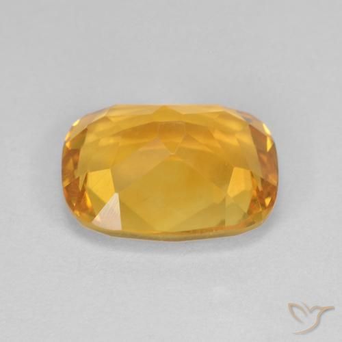 9,17 ctw natürlicher Golden Citrin, Kissen, VVS