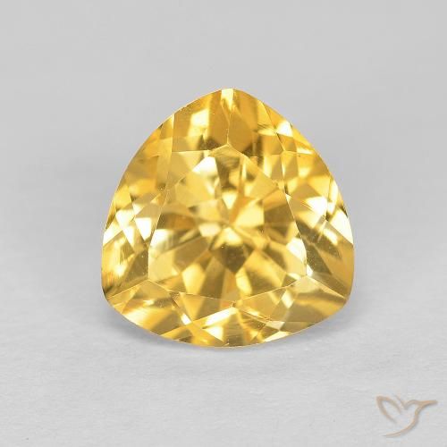 1.98ct Natürlicher Mittleres Gold Citrin, Trillion, VVS