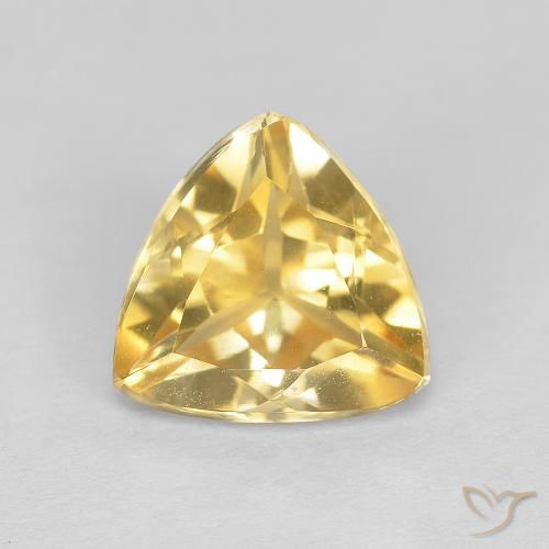 1.75ct Natürlicher Mittleres Gold Citrin, Trillion, VVS