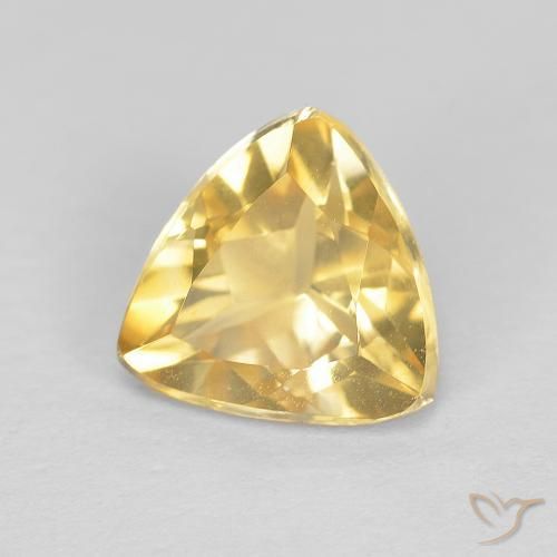 9,17 ctw natürlicher Mittleres Gold Citrin, Trillion, VVS