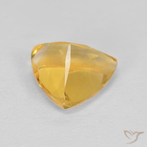 9,17 ctw natürlicher Mittleres Gold Citrin, Trillion, VVS