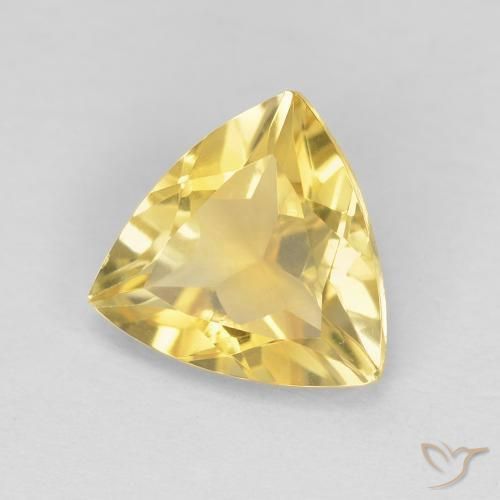 9,17 ctw natürlicher Helles Gold Citrin, Trillion, VVS