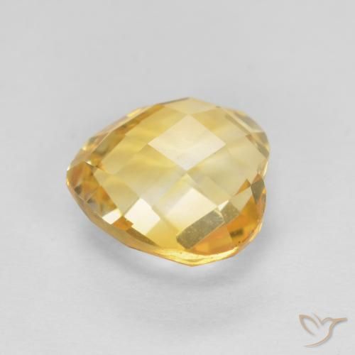 9,17 ctw natürlicher Golden Citrin, Herz, VVS