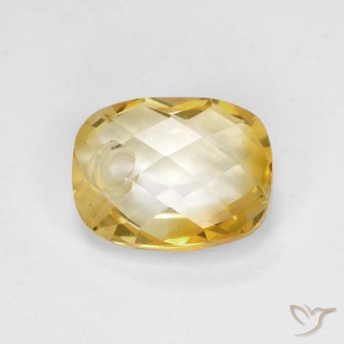 1.93ct Natürlicher Golden Citrin, Kissen, VVS-VS