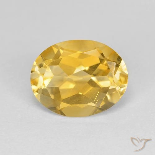 3.09ct Natürlicher Golden Citrin, Oval, VVS