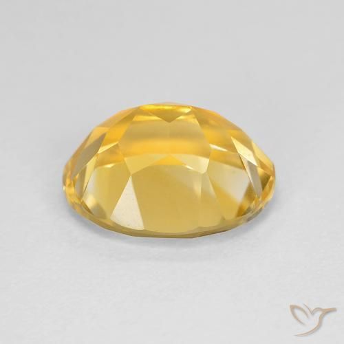 9,17 ctw natürlicher Golden Citrin, Oval, VVS