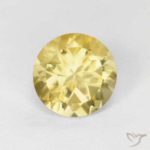 1.78ct Natürlicher Gelblich Gold Citrin, Runden, VVS