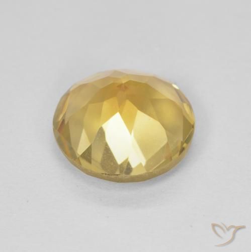 9,17 ctw natürlicher Mittelgold Citrin, Runden, VVS