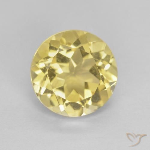 1.99ct Natürlicher Gelblich Gold Citrin, Runden, VVS