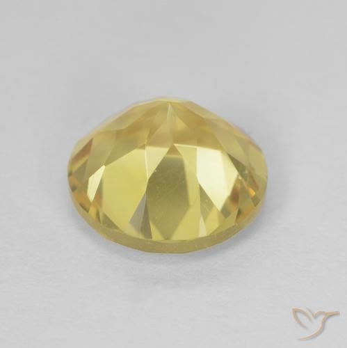 9,17 ctw natürlicher Gold-gelb Citrin, Runden, VVS