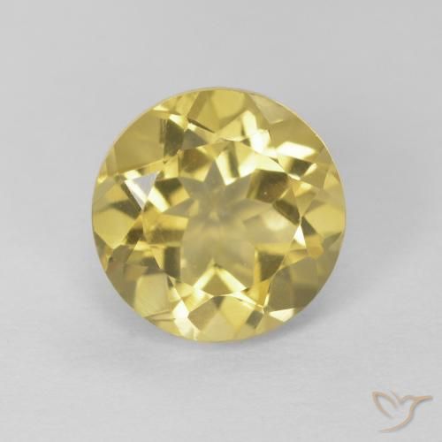 1.93ct Natürlicher Gelblich Gold Citrin, Runden, VVS