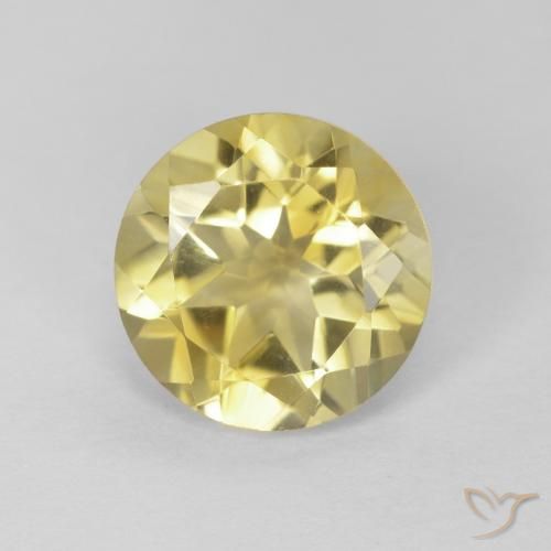 1.75ct Natürlicher Gelblich Gold Citrin, Runden, VVS