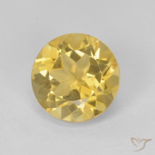 1.96ct Natürlicher Gelblich Gold Citrin, Runden, VVS