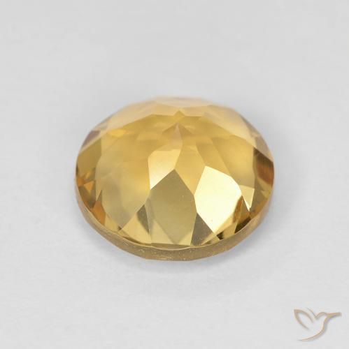 9,17 ctw natürlicher Mittelgold Citrin, Runden, VVS
