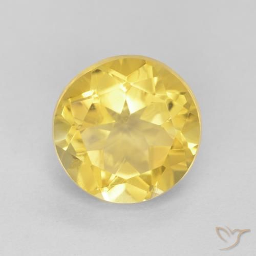 1.85ct Natürlicher Toskana Gelb Citrin, Runden, VVS