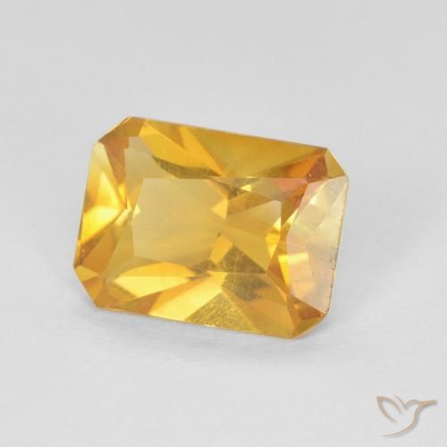 9,17 ctw natürlicher Helles Gold Citrin, Oktagonschliff, VVS-VS
