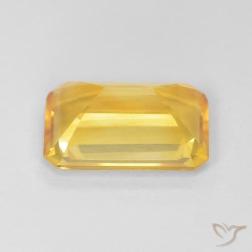 9,17 ctw natürlicher Mittleres Gold Citrin, Oktagonschliff, VVS-VS