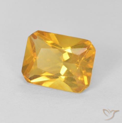 9,17 ctw natürlicher Helles Gold Citrin, Oktagonschliff, VVS-VS
