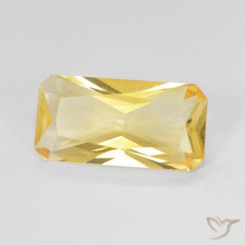 9,17 ctw natürlicher Mittleres Gold Citrin, Oktagonschliff, VVS