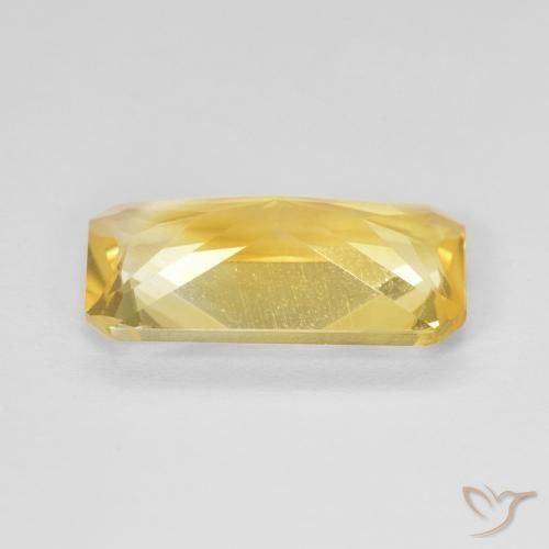 9,17 ctw natürlicher Mittleres Gold Citrin, Oktagonschliff, VVS