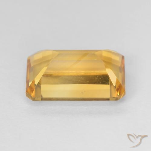 9,17 ctw natürlicher Helles Gold Citrin, Oktagonschliff, VVS