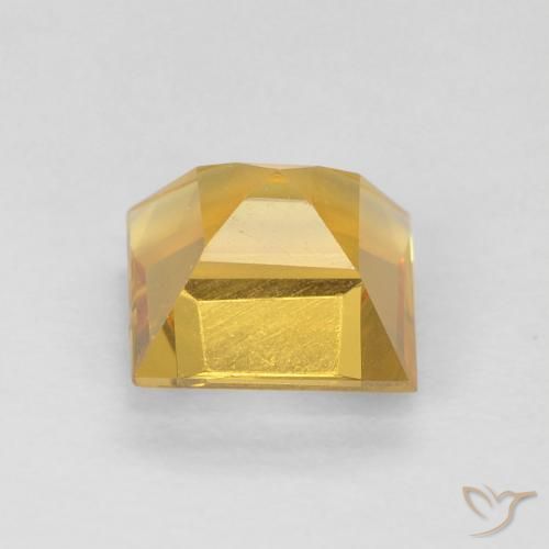 9,17 ctw natürlicher Mittelgold Citrin, Quadrat, VS
