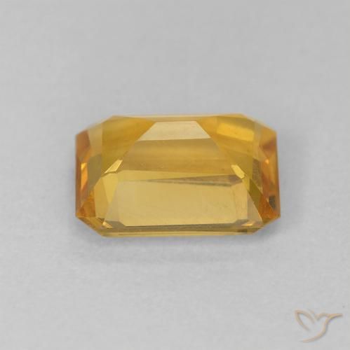 9,17 ctw natürlicher Mittleres Gold Citrin, Oktagonschliff, VVS