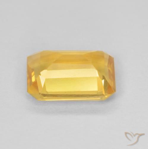 9,17 ctw natürlicher Mittleres Gold Citrin, Oktagonschliff, VS