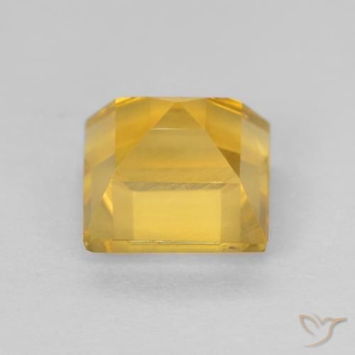 9,17 ctw natürlicher Mittleres Gold Citrin, Quadrat, VS