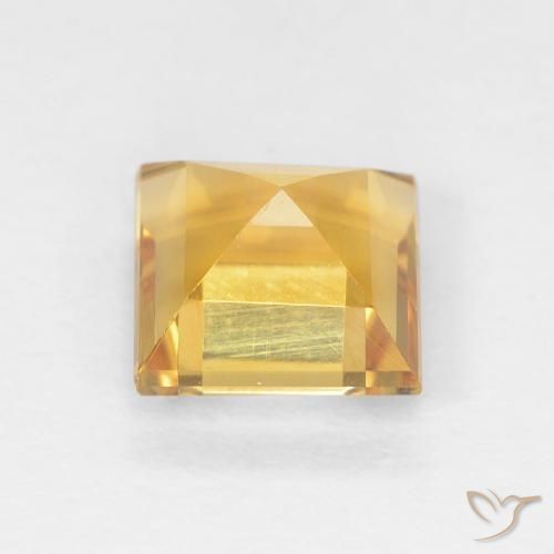 9,17 ctw natürlicher Mittleres Gold Citrin, Quadrat, VVS