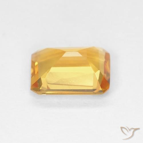 9,17 ctw natürlicher Mittleres Gold Citrin, Oktagonschliff, VVS