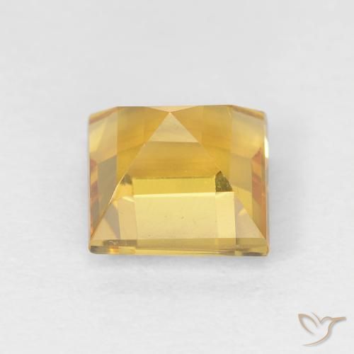 9,17 ctw natürlicher Mittleres Gold Citrin, Quadrat, VVS