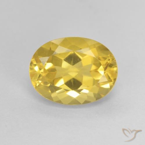 1.93ct Natürlicher gold-orange Citrin, Oval, VVS-VS