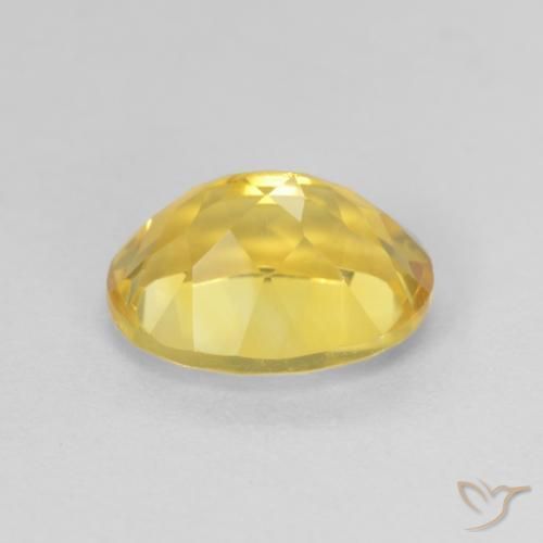 9,17 ctw natürlicher gold-orange Citrin, Oval, VVS-VS