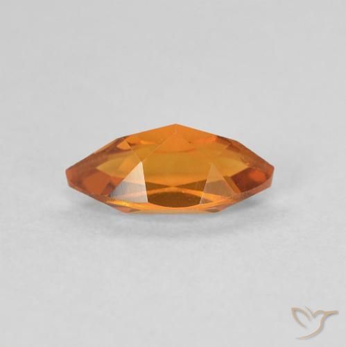 9,17 ctw natürlicher Mittelorange Citrin, Marquise, VVS-VS