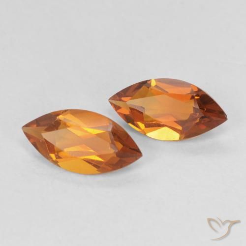 1.02 ct natürliche Mittelorange Citrin-Edelsteine, Marquise, VVS