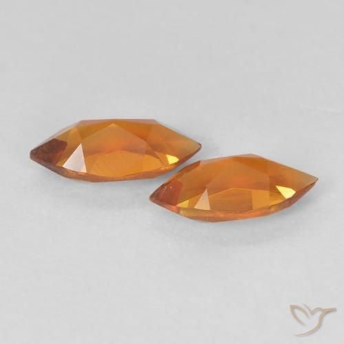 1.02 ct natürliche Mittelorange Citrin-Edelsteine, Marquise, VVS