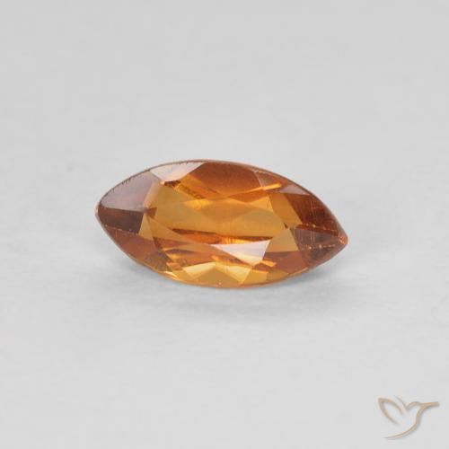 9,17 ctw natürlicher Tiefes Orange-Gold Citrin, Marquise, VVS-VS